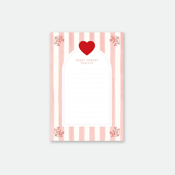 Notepad - Pink stripes - All The Ways To Say