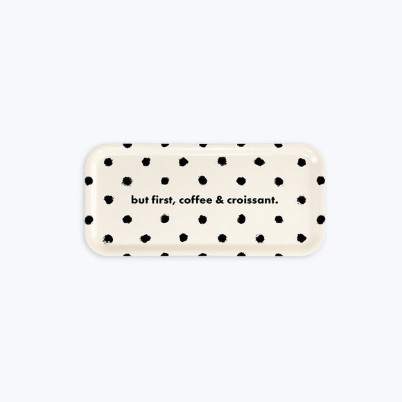 Coffee Trays - Painted Dots But first coffee Coffee - All The Ways To Say