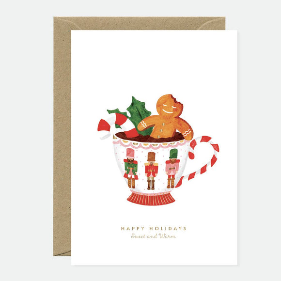 Greeting card - Merry Christmas Biscuit Bath - All The Ways To Say